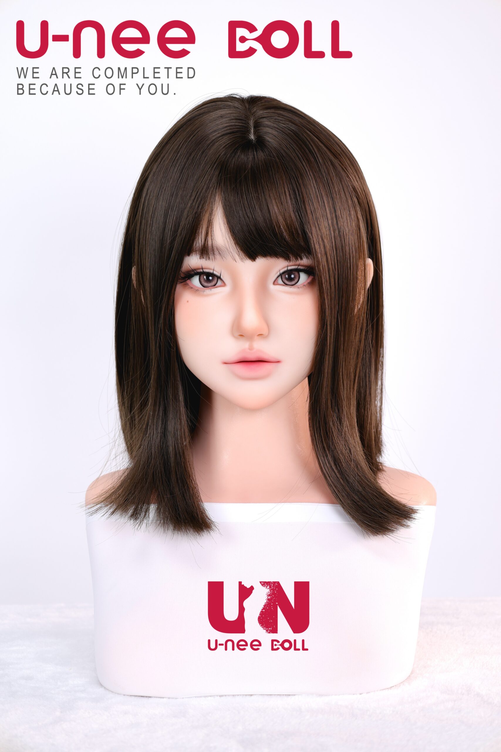 UNEEDOLL ウィッグ 01 ダークブラウン・ミディアム