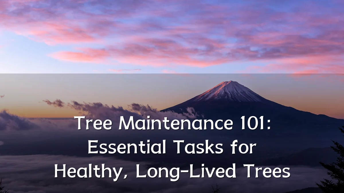 Tree Maintenance 101: Essential Tasks for Healthy, Long-Lived Trees