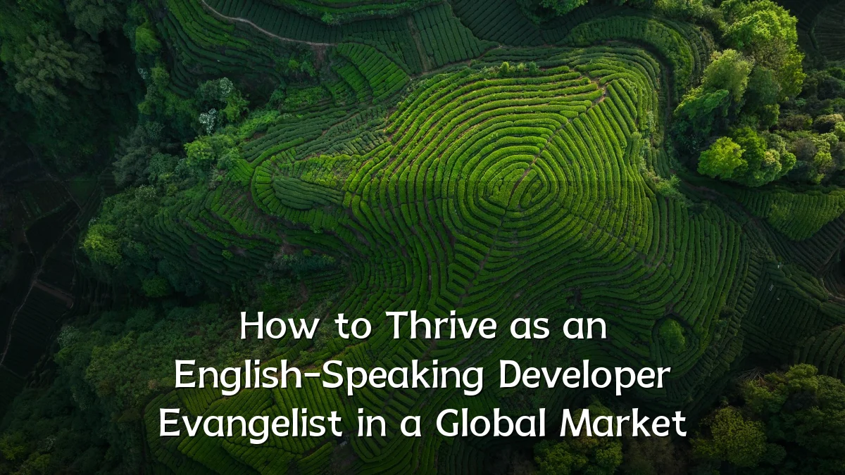 How to Thrive as an English-Speaking Developer Evangelist in a Global Market