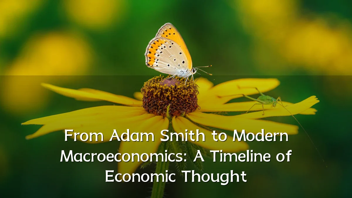 From Adam Smith to Modern Macroeconomics: A Timeline of Economic Thought