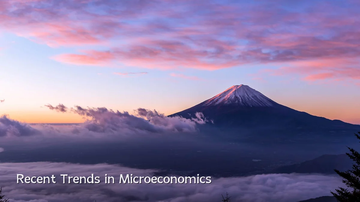Recent Trends in Microeconomics
