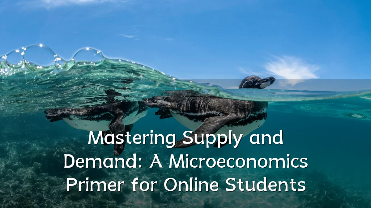 Mastering Supply and Demand: A Microeconomics Primer for Online Students
