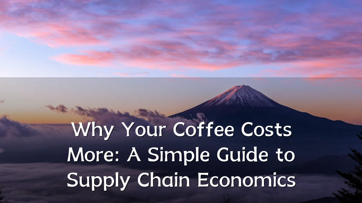 Why Your Coffee Costs More: A Simple Guide to Supply Chain Economics