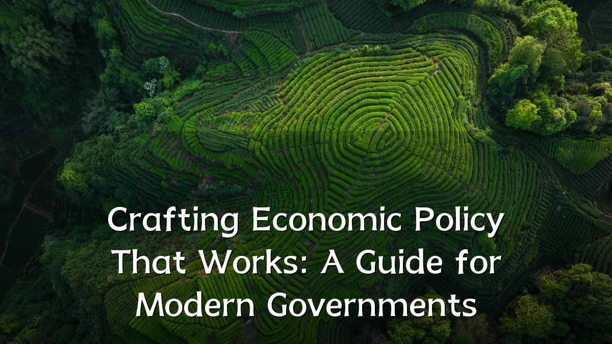 Crafting Economic Policy That Works: A Guide for Modern Governments