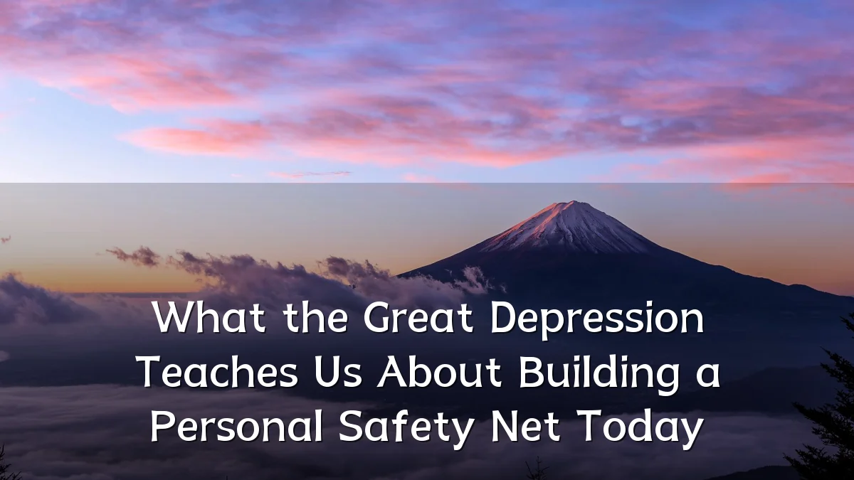 What the Great Depression Teaches Us About Building a Personal Safety Net Today