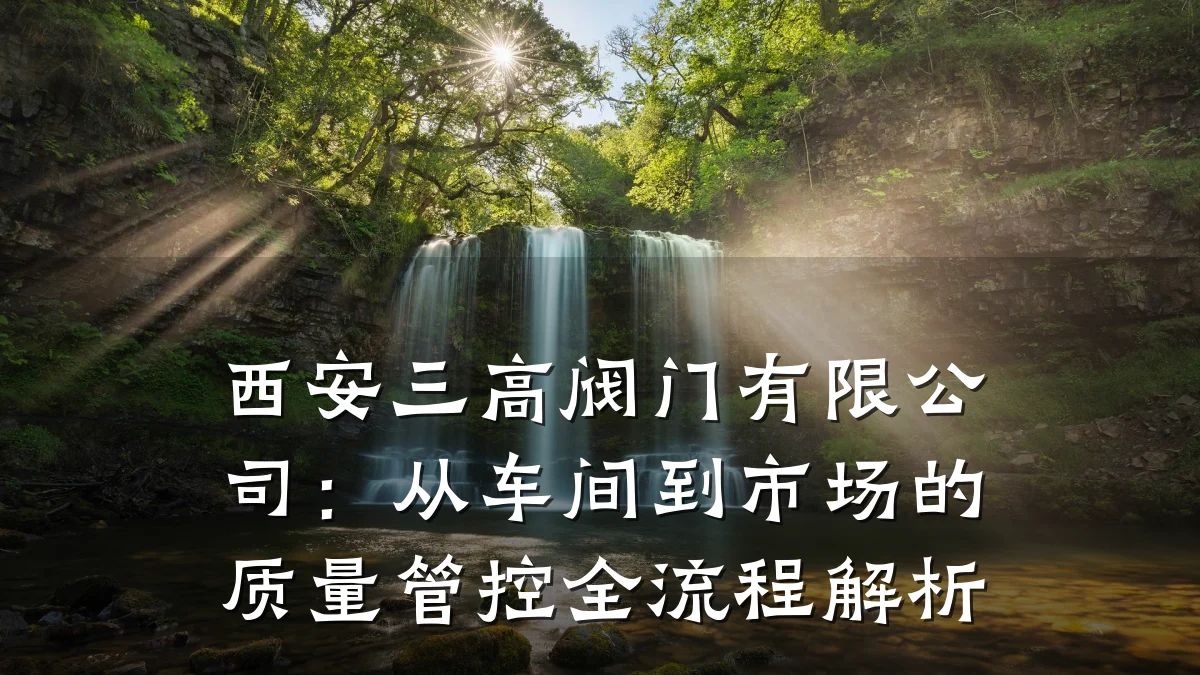 西安三高阀门有限公司：从车间到市场的质量管控全流程解析